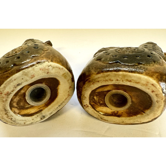 Vintage Mid-Century Modern Holt Howard Brown Rooster Salt & Peppers Shakers MCM - Picture 3 of 5